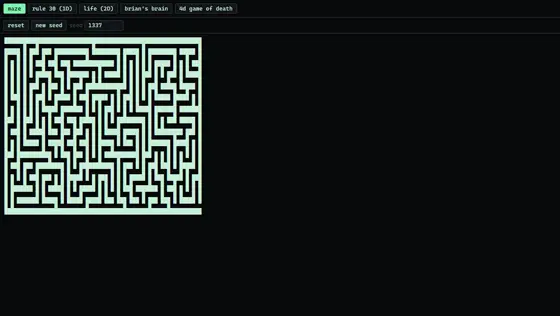 Ascii Automata 4d Life