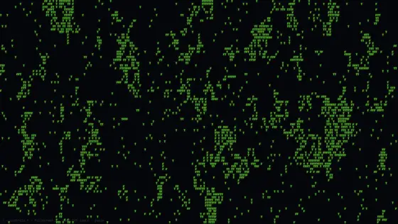 Ascii Cellular Forest