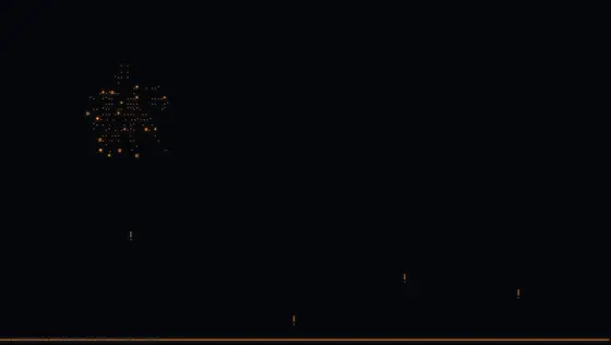 Ascii Fireworks