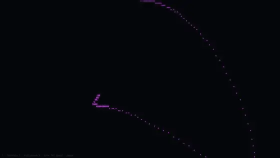 Ascii Lorenz Attractor