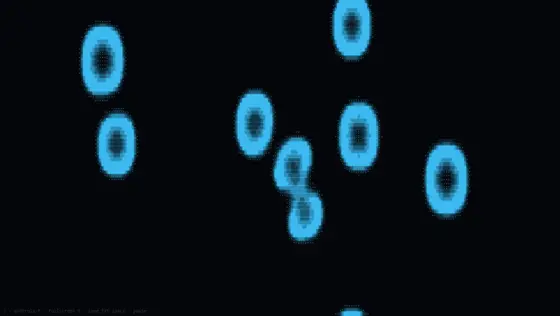 Ascii Reaction Diffusion