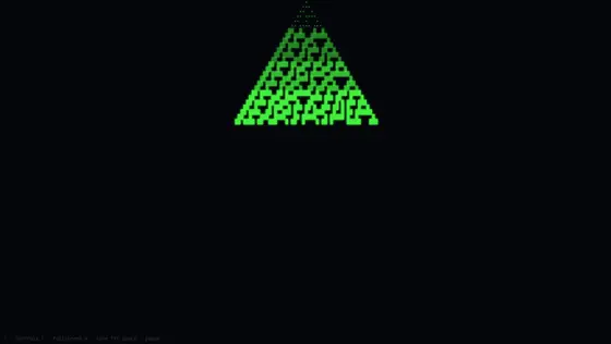 Ascii Rule 30