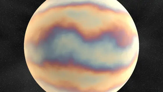 Gas Giant Storm