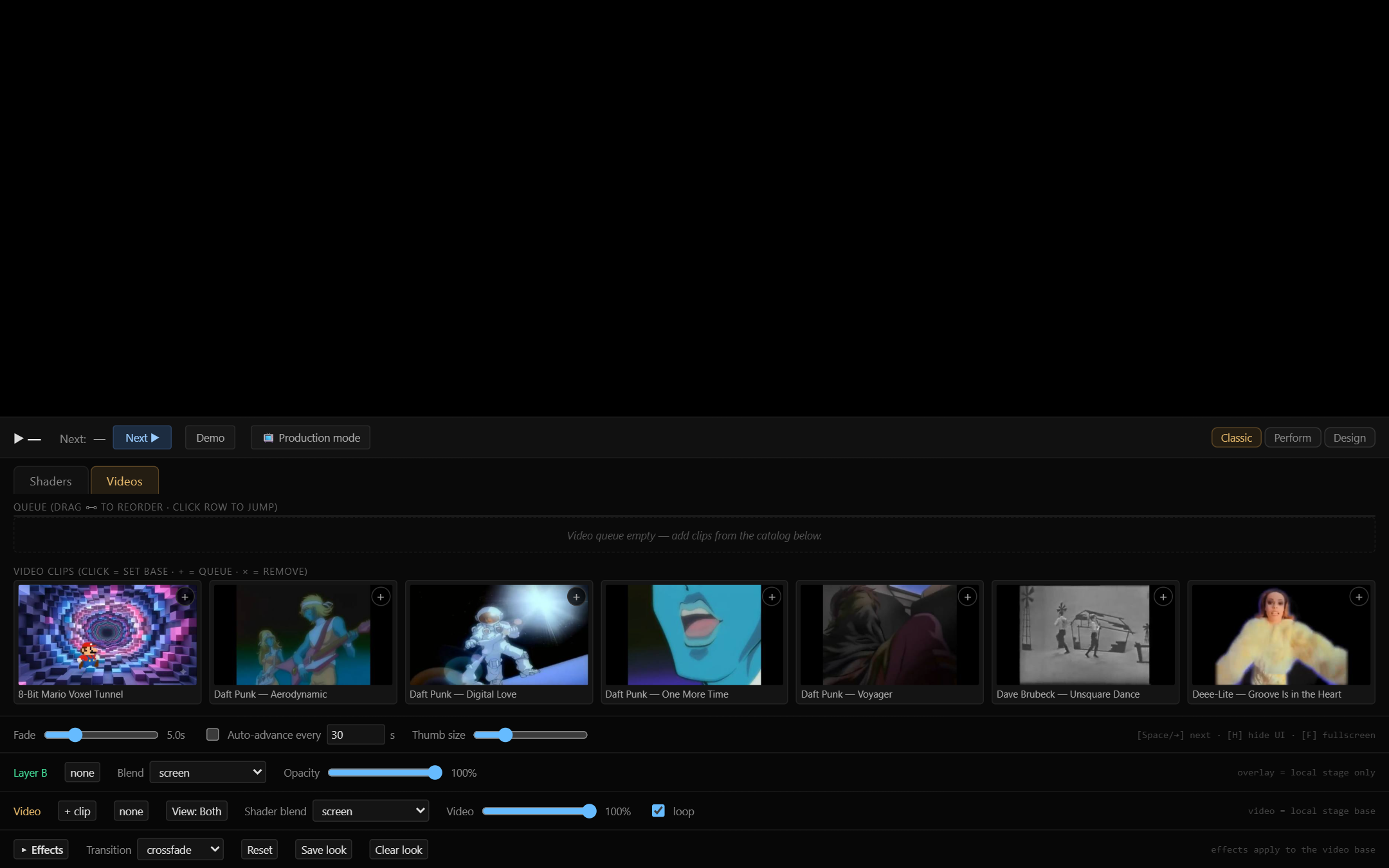 Video library
